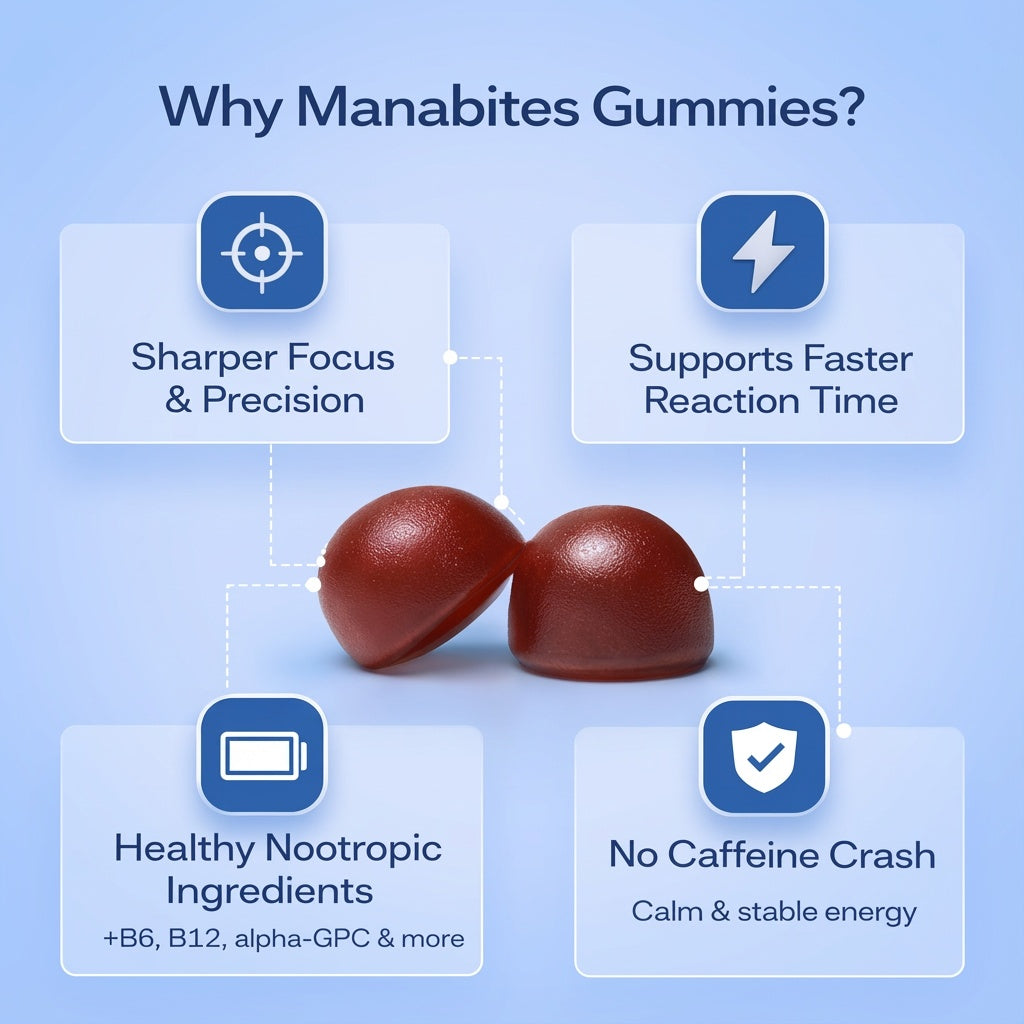 Manabites - Gaming Focus Gummies